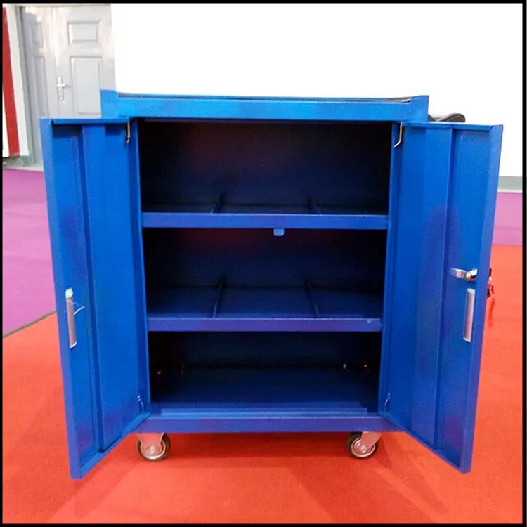 Тележка для инструментов, трехуровневый шкаф на колесиках для ремонта автомобиля