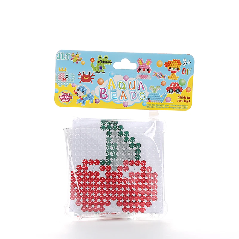 Custom High Quality 5mm Round Shape Water Spray Beads DIY Red Cherry Water Fuse Beads Toys Sticky Beads for Children