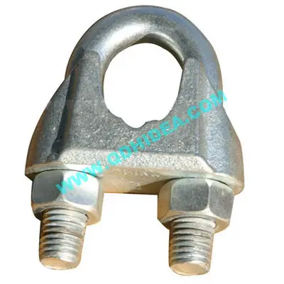 galvanized wire grip DIN 741 wire rope clips