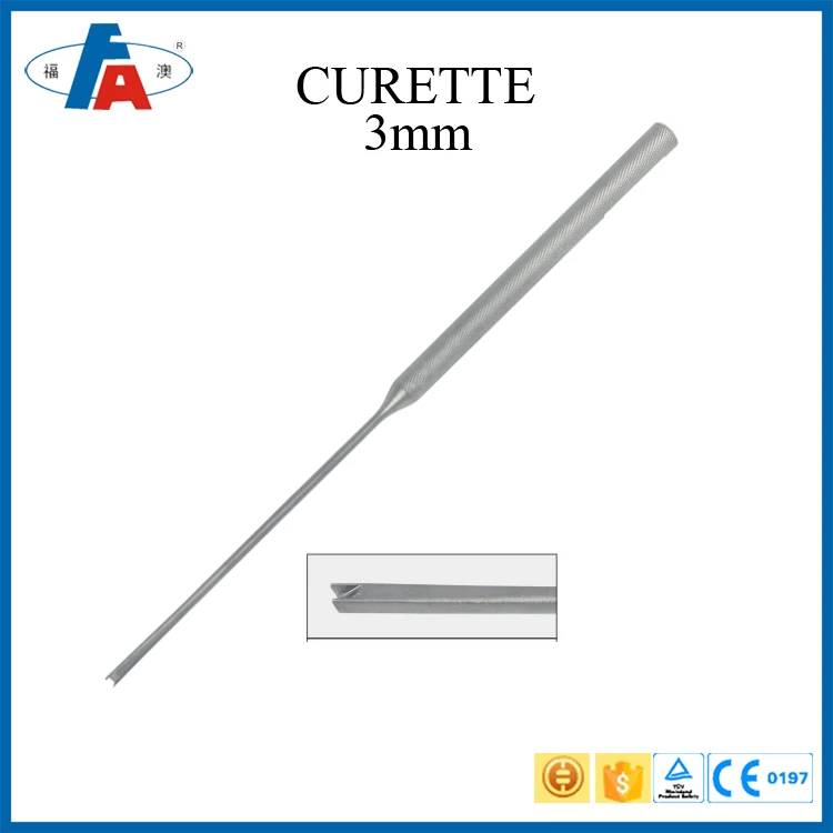 types of medical surgical curette for arthroscope, orthopedics instruments