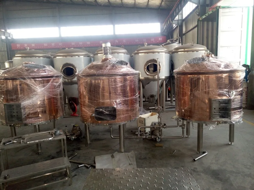 Красная медь бак используется пивоваренный завод оборудование на продажу с Все танки травления и пассивации процесс