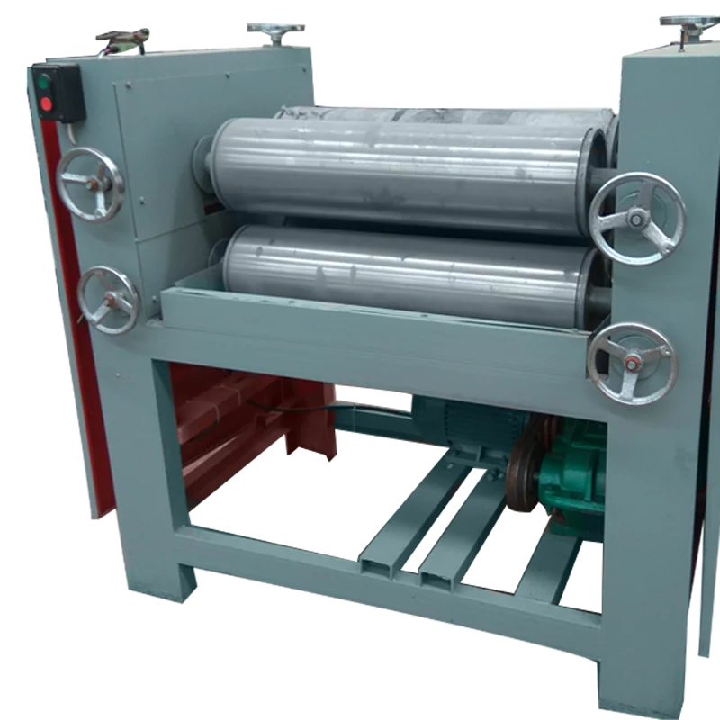 Четыре ролика шпона, клей разбрасыватель машина/склеивания шпона/деревообрабатывающей клей разбрасыватель