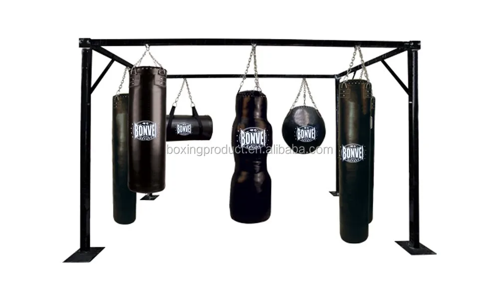Multi-Station Heavy Bag Rack Punch Bag Bracket Stand