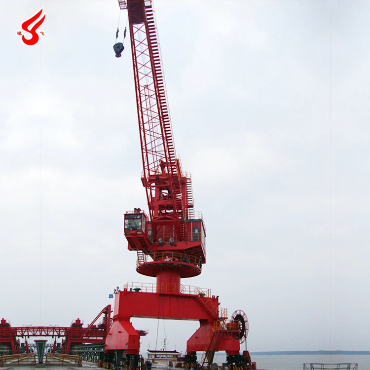 50T mobile gantry container crane port jetty crane for sale