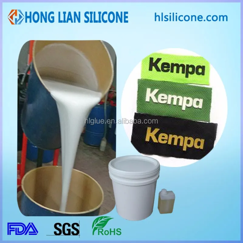 silicone coating fabric rubber clear liquid silicone for textile printing
