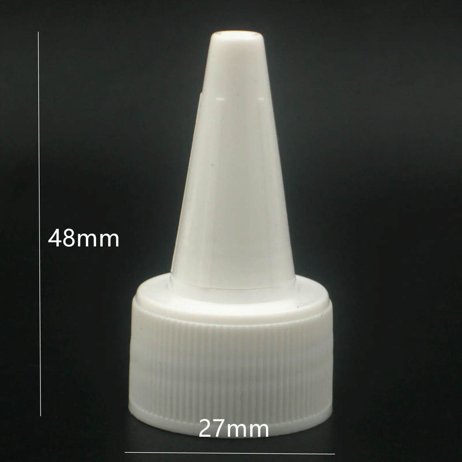 18-410 20-410 24-410 28-410  plastic Dispensing cap Ribbed twist top cap  10pc/pack