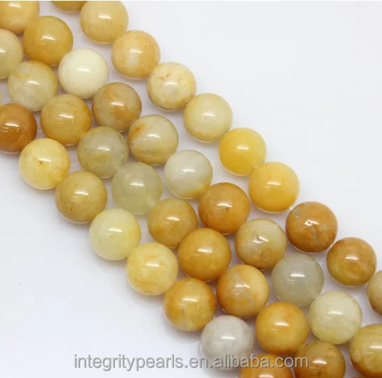 
8mm round Jewelry Accessories yellow topaz strand natural loose gemstone 