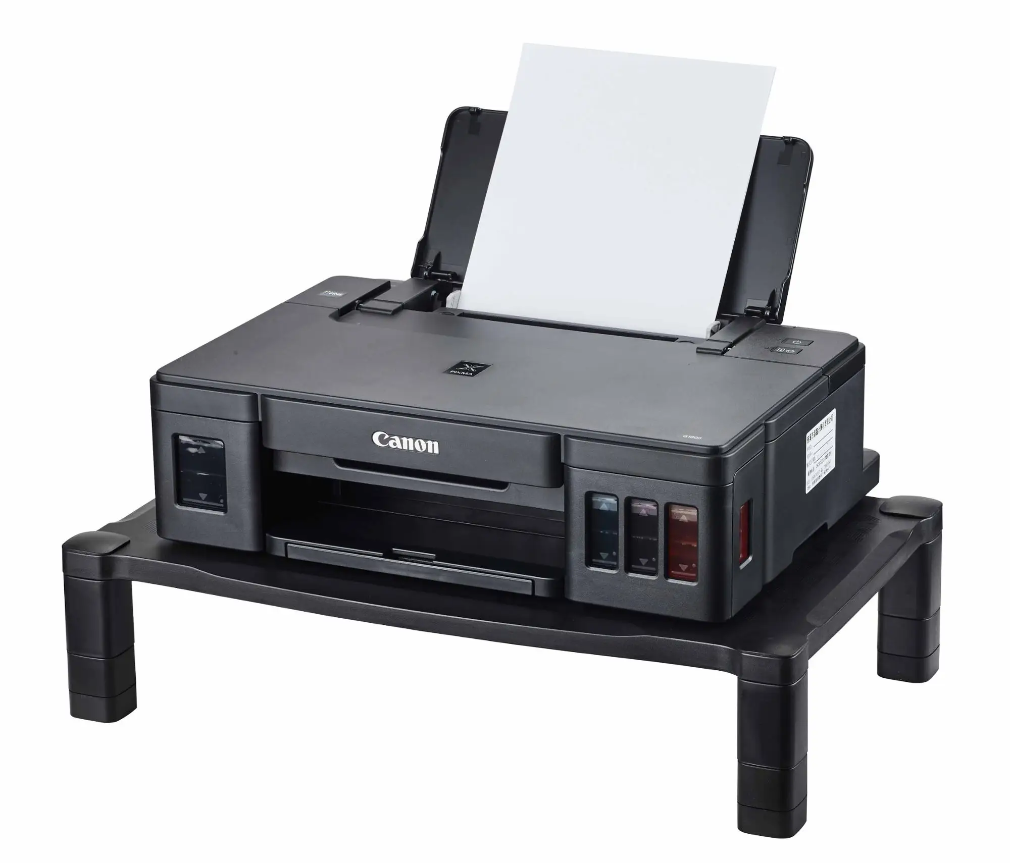 Removable Monitor Stand Riser Printer Shelf with Drawer,