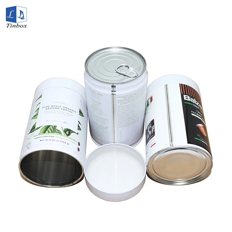 
Food Grade Tin With Valve Coffee Packaging bags Cans 