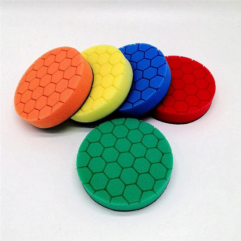 Polish sponge for car 5 inch buffing foam pad Germany Polyurethane foam polishing pads car polish accessories