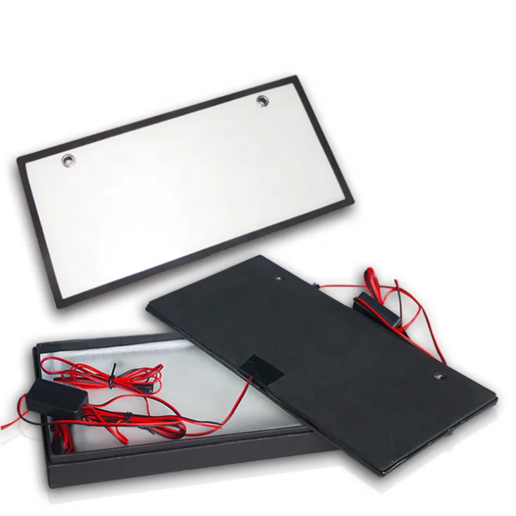 DC12V illuminated backlit car license number plate 308 x 152mm
