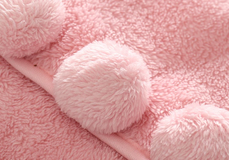 Wholesale Winter Thick Thick Newborn Baby Rompers Warm Boy Girl Hoodie Toddler Baby Bodysuit Onesie Jumpsuit Baby Clothes