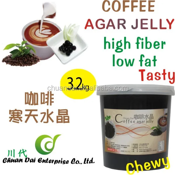 Taiwan bubble tea Coffee ager jelly