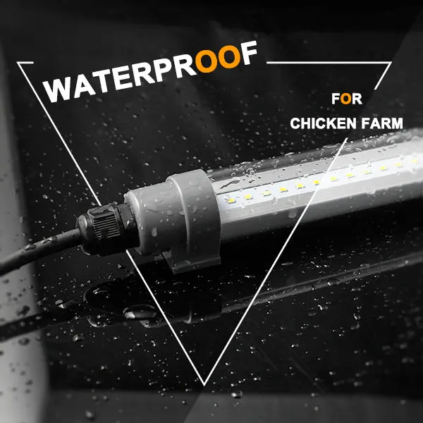 3000 Вт интеллектуальная система регулировки яркости, 0-10 В глушитель, ведущий край и обратный край глушитель для курятника, светодиодный трубчатый светильник