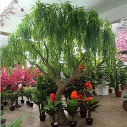 2020 Factory Made Outdoor And Indoor Cheap Artificial Decor Weeping Willow Tree For Sale