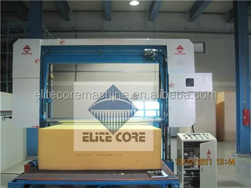 Завод питания стандартный размер по горизонтали автоматическая резка PU пены машины