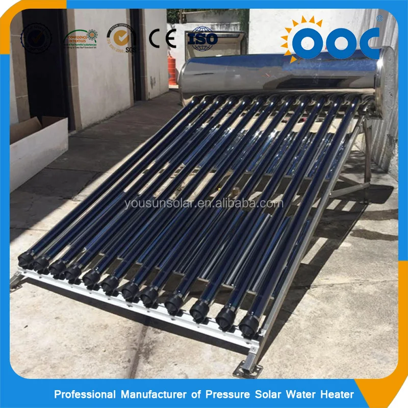 Дизайн моды Тепловой Трубы Системы Интеллектуальный Контроллер Компактный Солнечный Подогреватель Воды В Германии