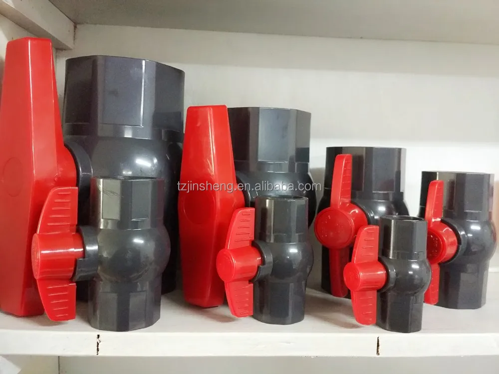 JS High Quality UPVC Ball Valve Full Size For Water Supply/ Irrigation