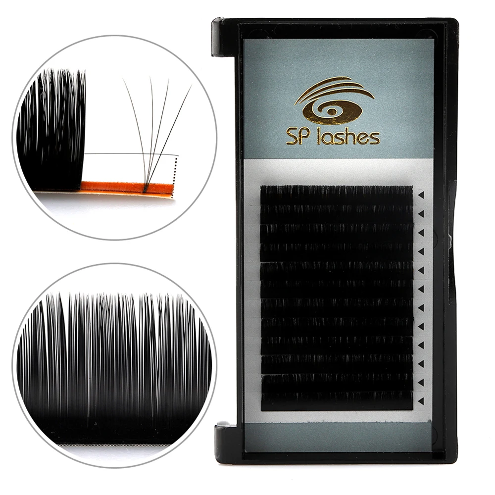 Easy Fanning Eyelash Extensions Mega Volume Premade Loose Lashes Volume Easy To Fan Lash Extensions Wholesale Dark Black