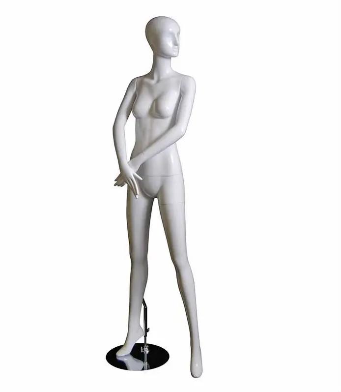 Hands Crossed at Front Standing Female Mannequin