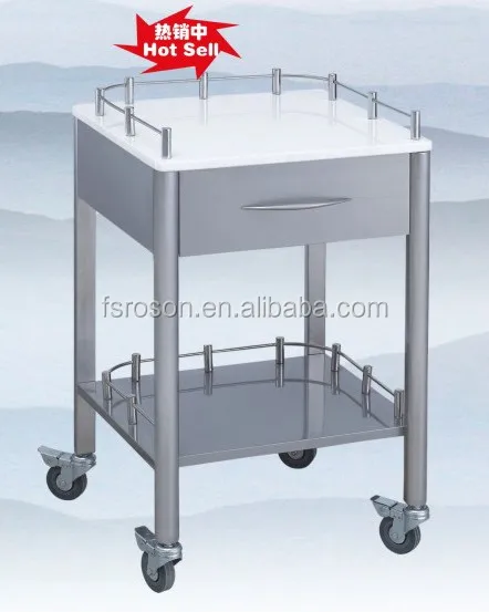 Stainless steel Mobile dental cabinet for dental clinic