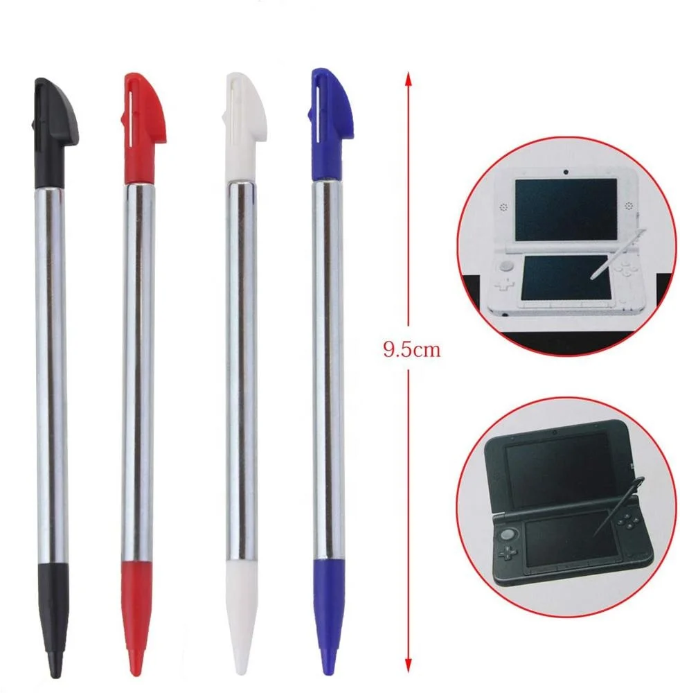 Adjustable Retractable Metal Stylus Touch Screen Pen For 3DS LL XL 3DSLL 3DSXL Console High Quality FAST SHIP