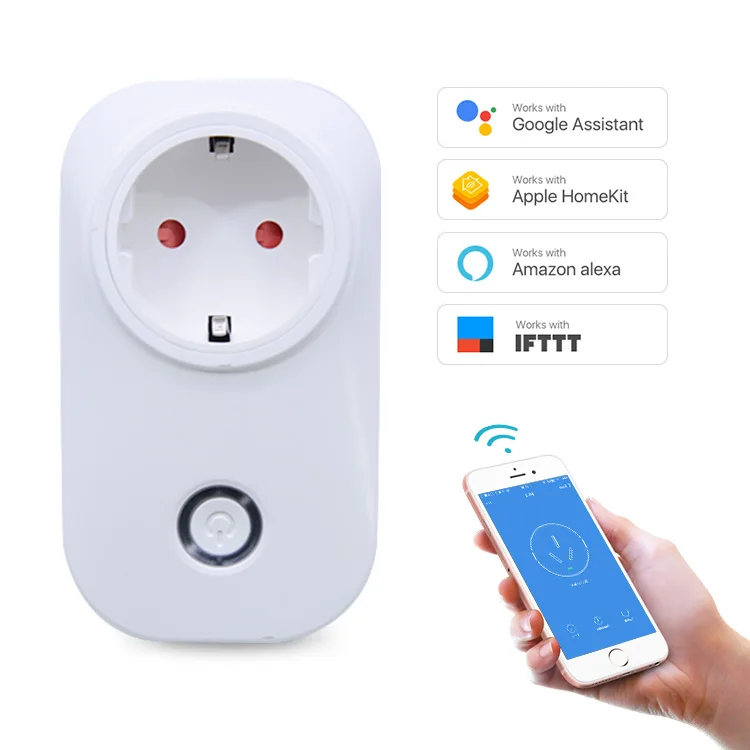 Европа горячие продажи Разъем питания Подключите энергии мониторинга с Google помощник