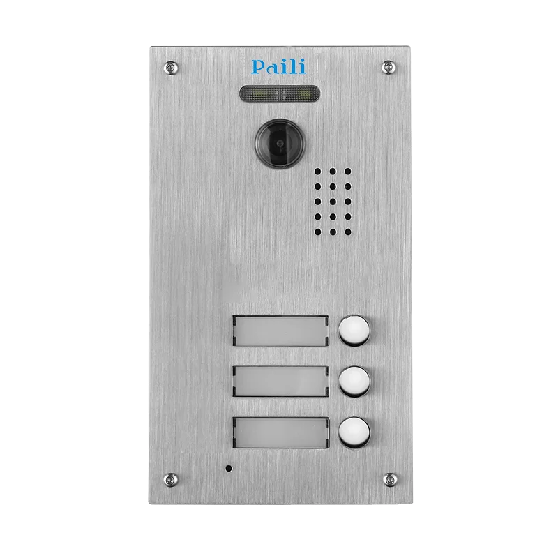 Single Villa Use with 7 Inch Manual Button Color Screen Gate Camera Video Door Bell