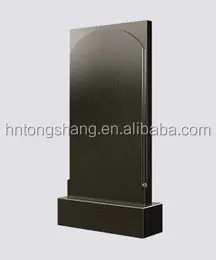 Jet black blank гранит дешевые надгробие, шаньси черный оптовая