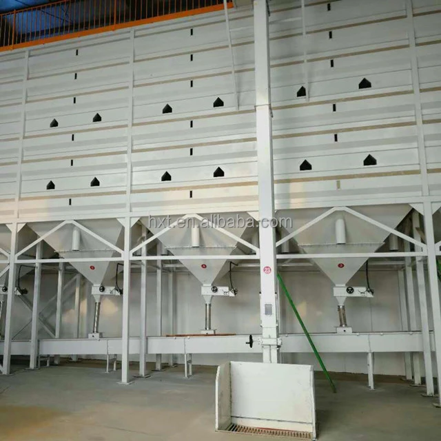 100 t corrugated gakvanized mental square silos rice storage