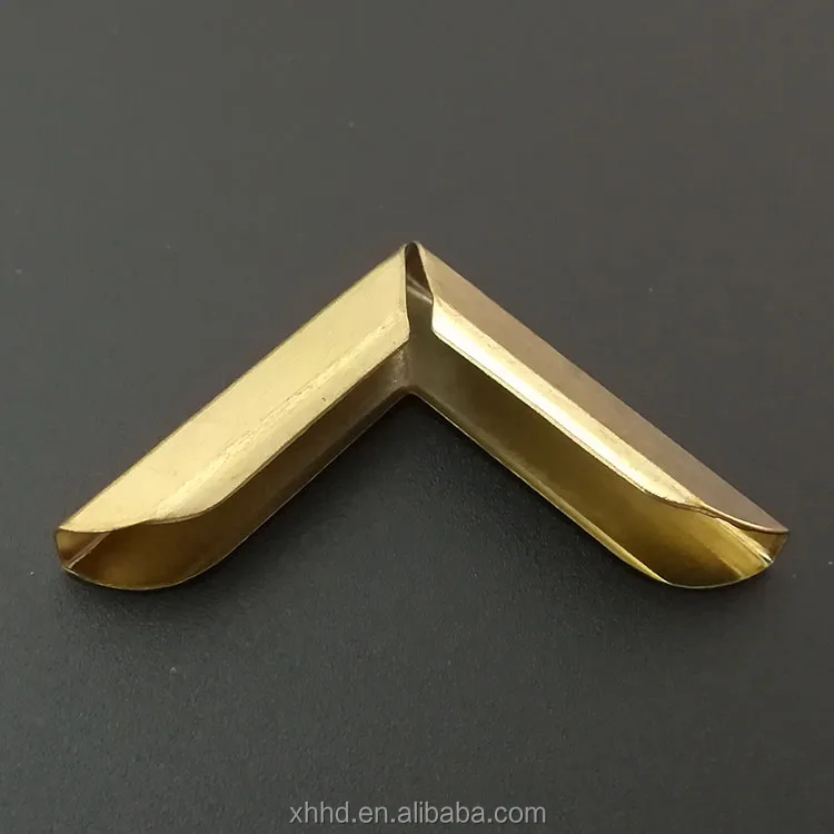 Factory supply antique bronze decorative metal corner for photo frame book handbag box