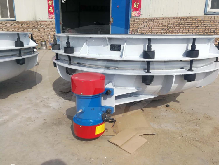 powder screw conveyor with vibrating hopper