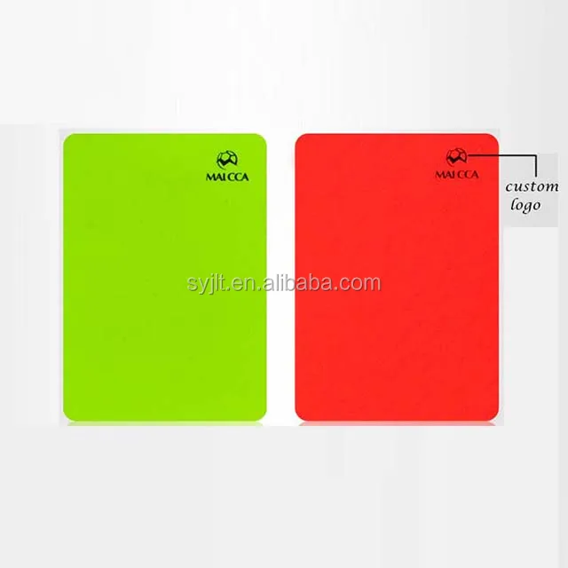 High Performance Warning Football Soccer Referee Wallet Notebook Red Yellow Card
