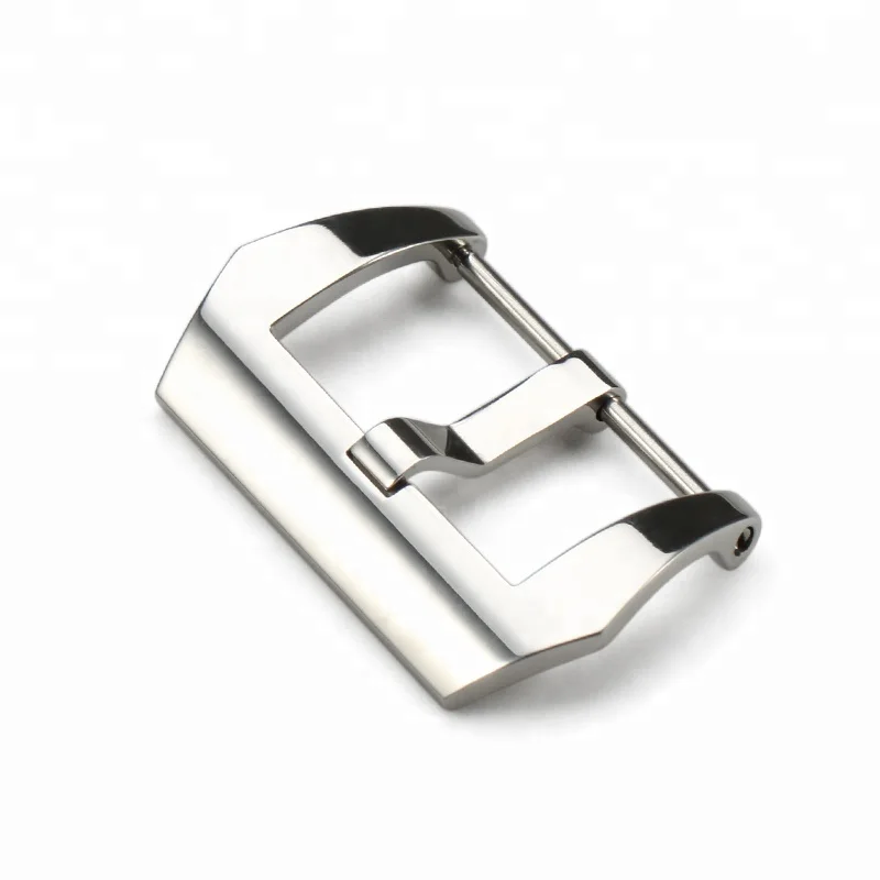 20mm 22mm 24mm Watch Buckle 26mm Polished Brushed Leather Band Watch Clasp Pre-v 316L Stainless Steel Watch Bucklet