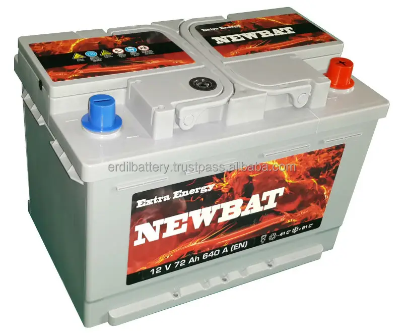 
12 V 72 Ah Kamina Type high quality car battery 