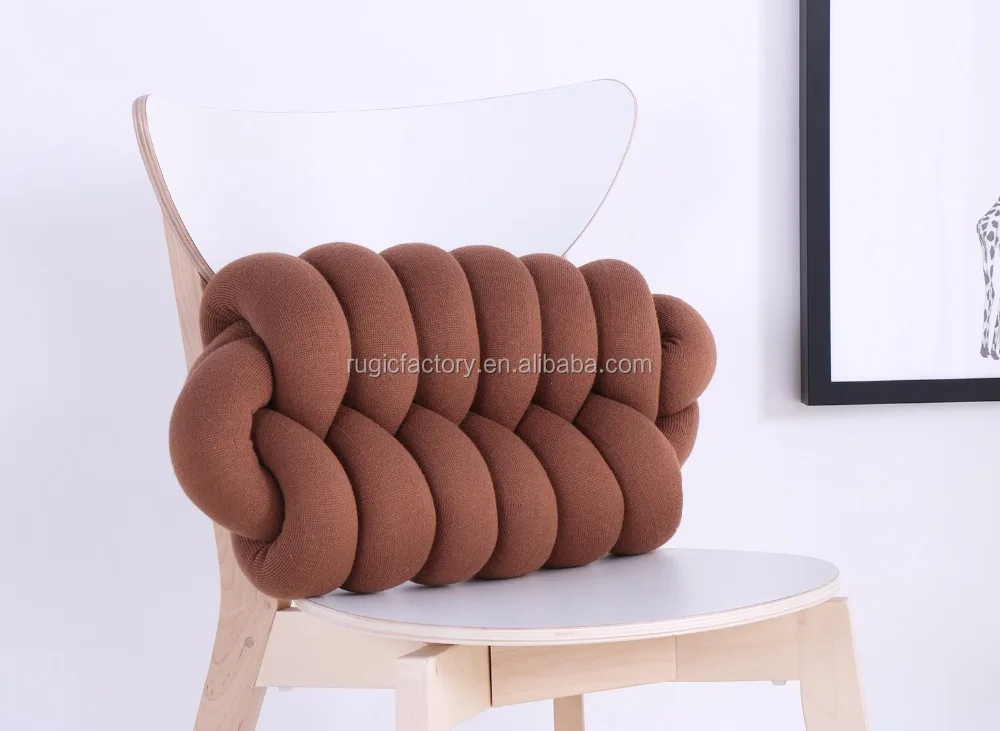 Instagram Photography Props Colorful Knot Pillow Acrylic Customized Hot-selling Sofa Knot Cushion Pillow