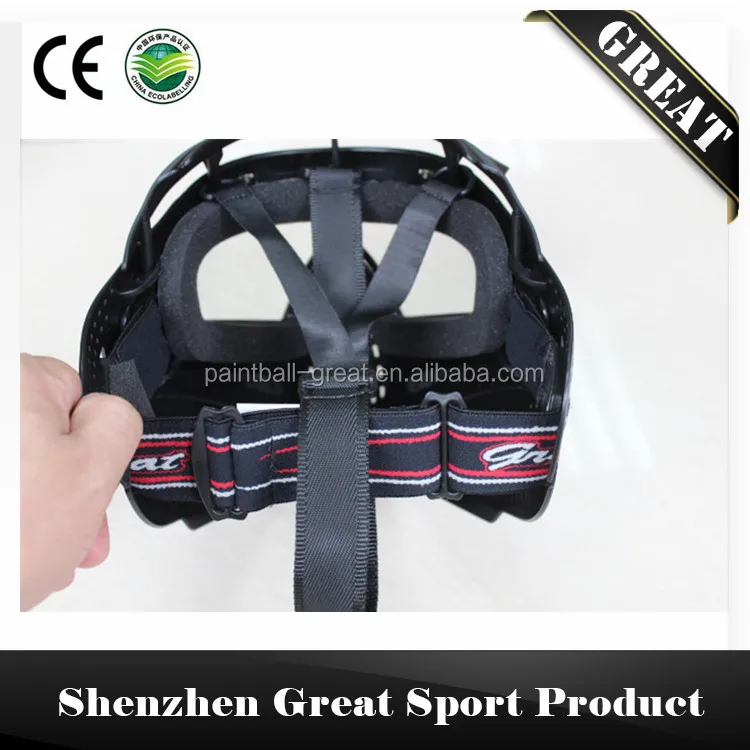 Paintball CA Game Full Face Paintball Mask With Anti Fog Double Thermal Lens - Black