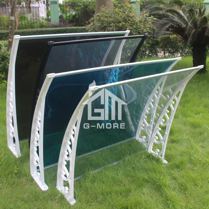 
Easy Diy Plastic Bracket Awning Canopy for Door - 120X100CM 