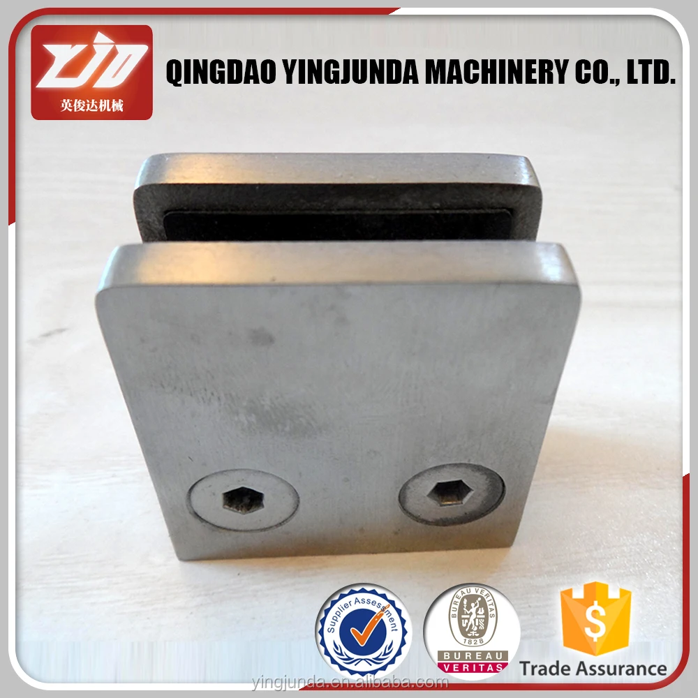 glass fitting accessories glass holding clips stainless steel glass clamp supplier