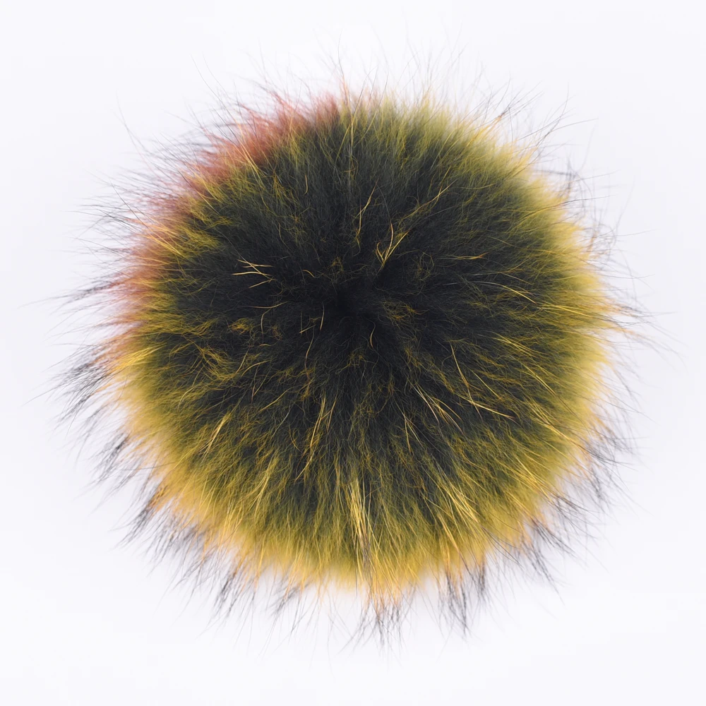 Genuine Wholesale Raccoon Fur Pom Poms