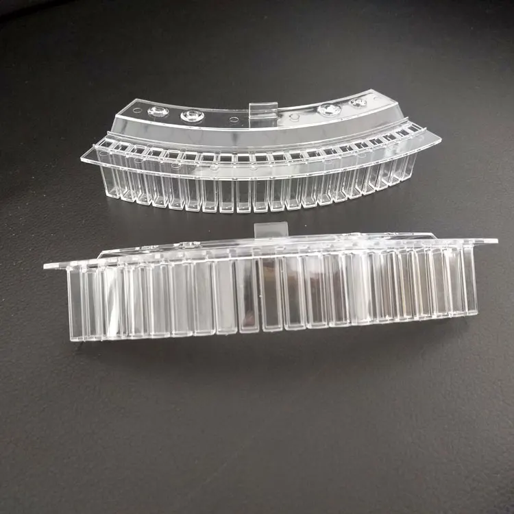 20 holes Dirui chemistry analyzer  disposable plastic cuvette disposable biochemical cup colorimetric cuvette plastic cuvette