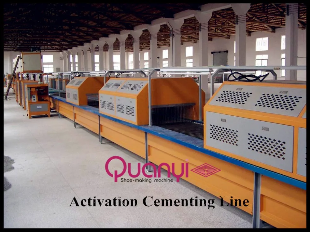 SHOE HOT AIR NIR CEMENT DRYING & ACTIVATING HEATING OVEN