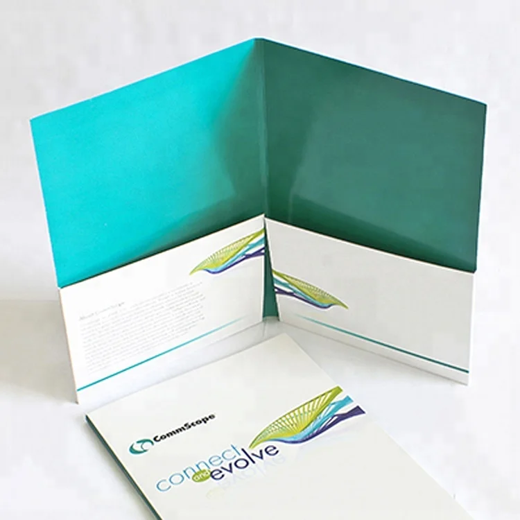 
Wholesale Customized Size Printed Paper Folder 