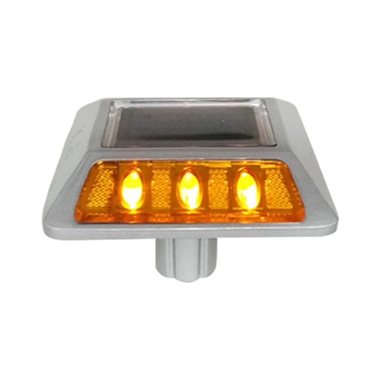 Aluminium Flashing Solar Road Stud Circular Solar Pavement Marker