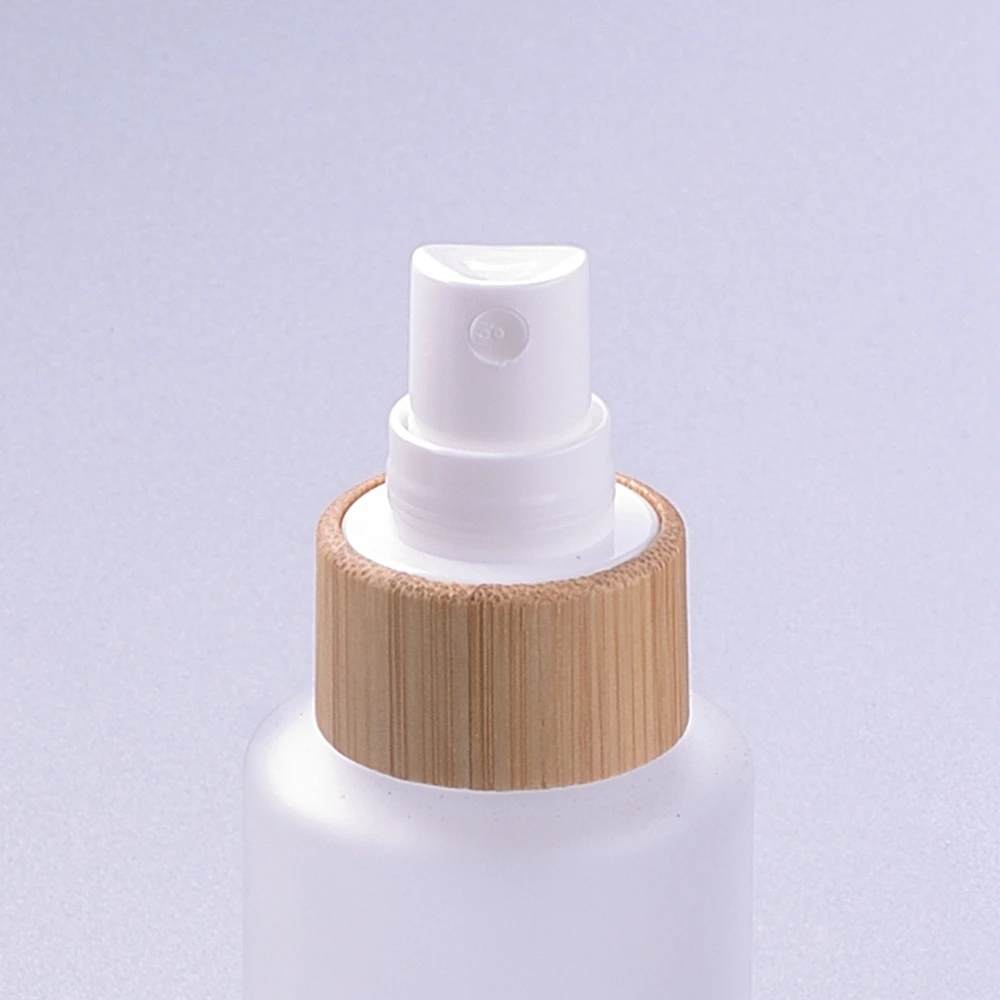 50ml 120ml China Alibaba cosmetic packaging Supplier frosted spray pump round glass bottle