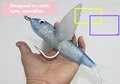 2016 20cm Sparkling long glittering bait designed to catch swordfish tuna flying fish bait fishing tackle