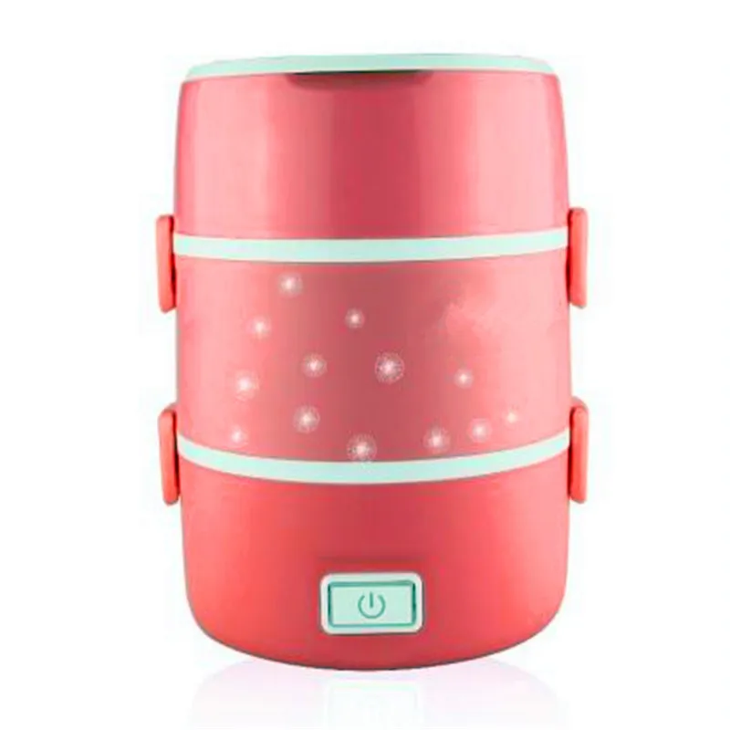 three-layer electric lunch box mini rice cooker heating lunch box