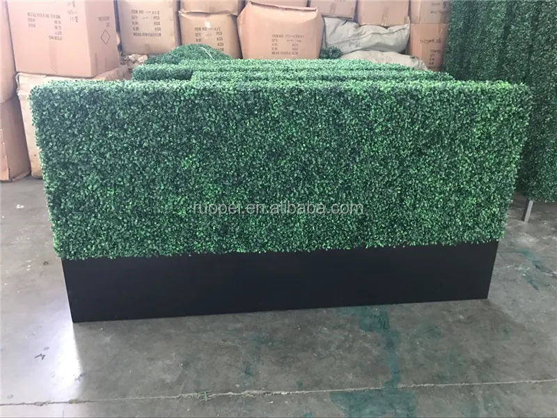 Vertical Garden Outdoor Decor Artificial Plastic Grass Wall Green Plant Hedge