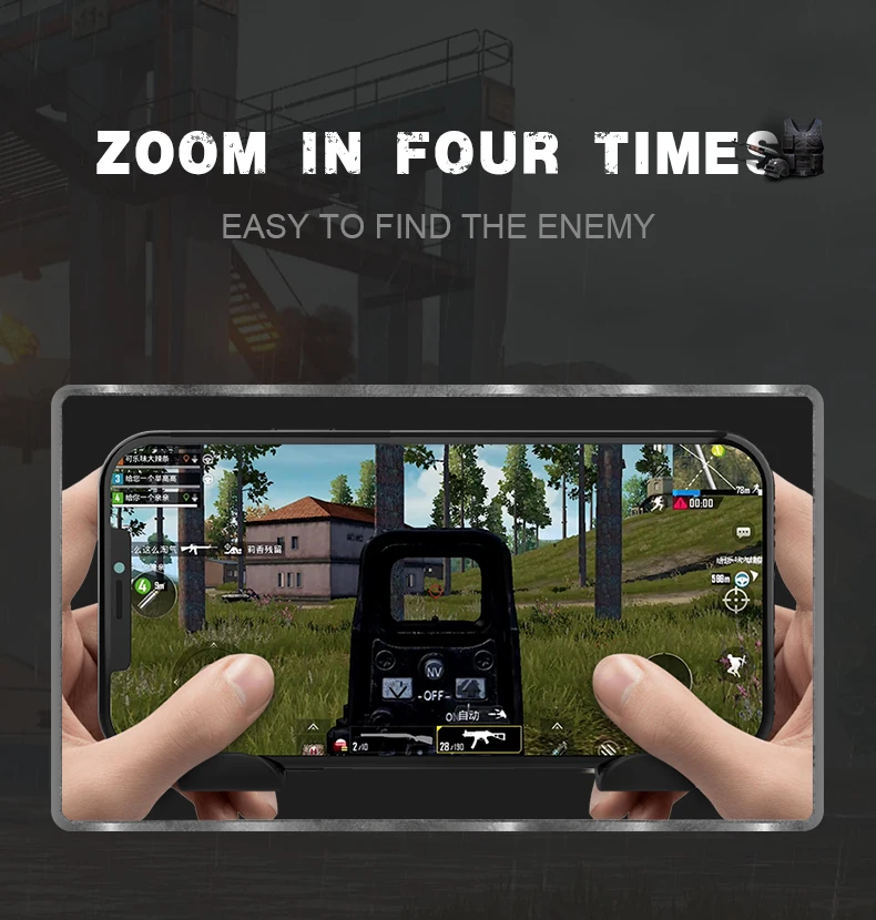 Precise shot joystick game controller with magnifying/ B06 ps4 mobile game controller