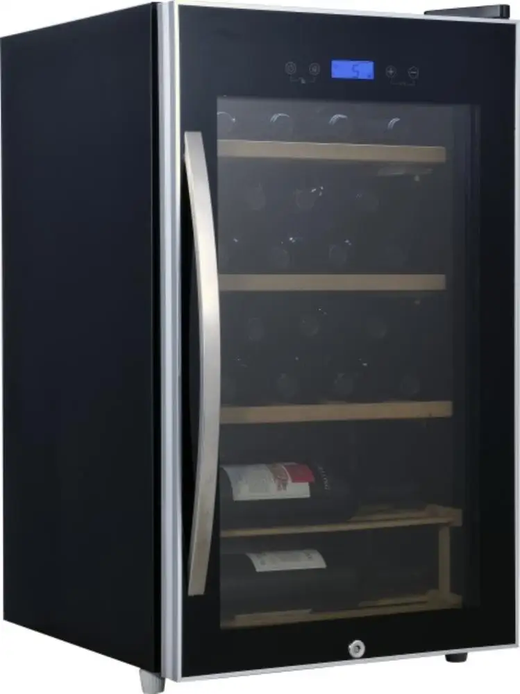 JC-75 25 bottles glass door wine fridge